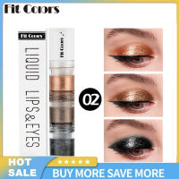 2G 3-In-1 Glitter Liquid Eyeshadow Waterproof Anti-Sweat Long-Lasting Shimmer Eyeshadow Cosmetics