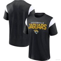 Jay NFL Jacksonville Jaguars Jersey Fans Sports Short Sleeve T-shirt Top Round Neck Training T-shirt Large