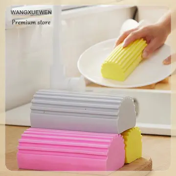 Reusable Damp Duster Sponge Magical Dust Cleaning Baseboard Cleaner PVA  Material