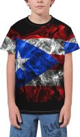 Puerto Rico Puerto Rican Flag Pride T- Shirt Short Novelty for Boys and Girl