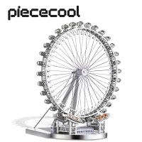 Piececool 3D โลหะปริศนา-ตกแต่งบ้านลอนดอนตา DIY จิ๊กซอว์รุ่นอาคาร KitsToy สำหรับวัยรุ่นและผู้ใหญ่