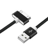 ตัวชาร์จไฟสำหรับ iPhone สาย USB เร็ว1ม. 2ม.,4S 3GS 3G iPad 1 2 3สัมผัส Nano IPod 30 Pin ที่ชาร์จของแท้อะแดปเตอร์สายเชื่อมต่อข้อมูล