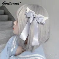 Angel Coming Hand-Made Headwear Side Clip Mine Series Bowknot hairpin Water Color Barrettes Hair Clips Accessories For Girls