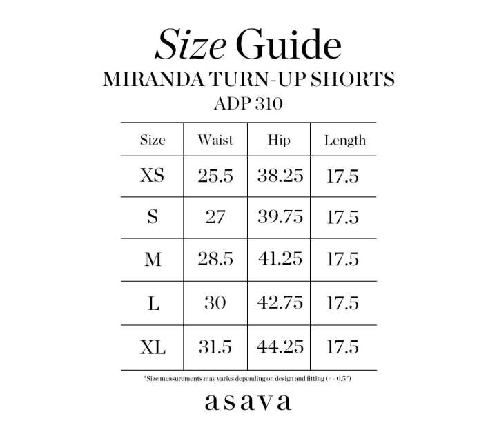 asava-ss23-miranda-turn-up-shorts-กางเกงผู้หญิง-ผ้าลายทาง-ขาสั้น-เอวสูง-แต่งคาดเข็มขัด-กระเป๋าข้าง-แต่งพับชาย-ซิปหน้า