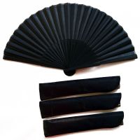 ‘；【 Black Hand Fan Vintage Folding Fans Wedding Party Favor Supplies Dance Home Party Folding Decorative Fans