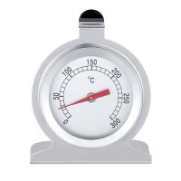 ஐ 300°C Oven Thermometer Mini Dial Stand Up Temperature Gauge Stainless Steel Food Meat Kitchen Tools Oven Cooker Hygrometer