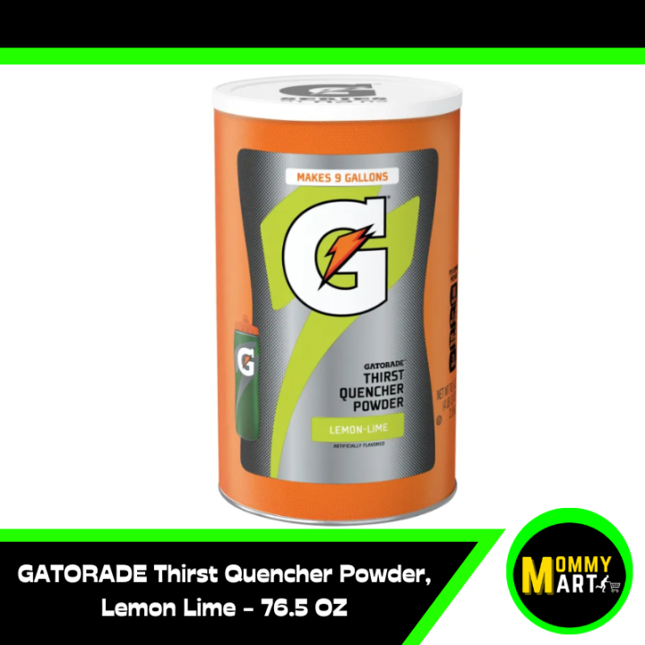 GATORADE Thirst Quencher Powder, Lemon Lime 76.5 OZ Lazada PH