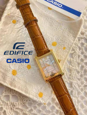 นาฬิกาข้อมือผู้หญิงCasio สายหนัง หน้าเหลี่ยม LTP-V007 สินค้าพร้อมส่ง