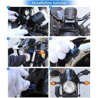 ☃❍ Motorcycle Headlamp Fairing Suitable For Honda Rebel CMX 300 500 2017-2021 Head Cover Black CMX500