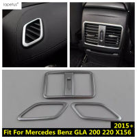 แดชบอร์ดด้านหน้าด้านหลังกล่อง Air AC Outlet Vent ฝาครอบ Matte ภายในสำหรับ Benz GLA 200 220 X156 2015 - 2019