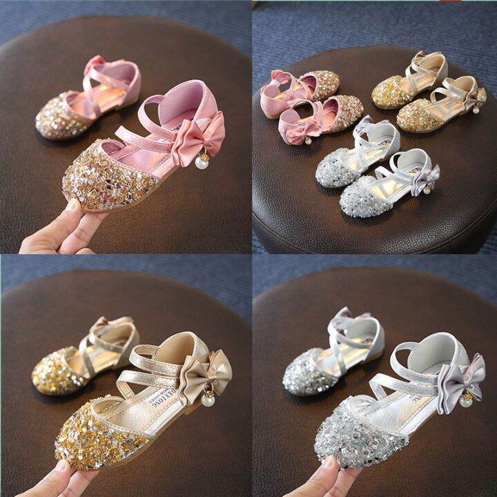 Sequin bow slides hot sale