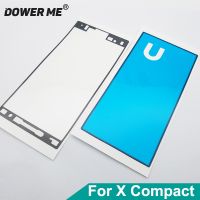 Aocarmo Adhesive SONY X F5321 Front Lcd Sticker Back Cover Set Tape Glue