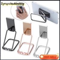 SYRUPSHADDOCKING Ultra Thin พับได้ ปรับได้ การหมุน 360 องศา ที่วางโทรศัพท์ ขาตั้ง แหวนนิ้วมือ