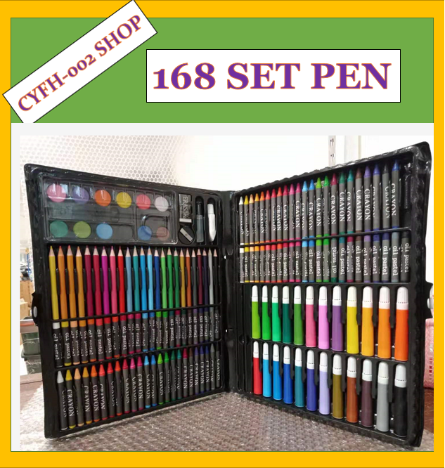 168 Pieces Art Supplies Set Deluxe Art Creativity Painting Drawing