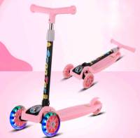 Kid Scooter สกูตเตอร์เด็ก  ขาไถ ล้อมีไฟ พับได้ ปรับความสูงได้ 5 ระดับ