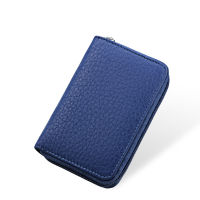 Genuine Leather Business Card Holder Women Men Cowhide Travel Passport ID Bank Credit Card Case Organizer Protector Cover