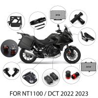 ที่ต่อขยายขาตั้งสำหรับฮอนด้า NT1100 /DCT 2022 2023 NT-1100ขาตั้งสำหรับรถจักรยานยนต์ที่แฮนด์ฝาครอบน้ำมันเบรกอุปกรณ์ปกป้องป้องกัน