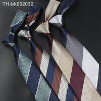 ►▧™ 8CM Cravatte Uomo 2022 Ties For Men Classic Business Formal Dress Wedding Stripe Necktie Fashion Shirt Accessories Vintage Ties