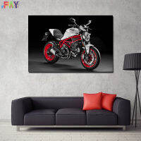 FAY-Ducati Monster 797ซุปเปอร์มอเตอร์ไซต์ HD โปสเตอร์และภาพพิมพ์ห้องนั่งเล่นจิตรกรรมฝาผนัง