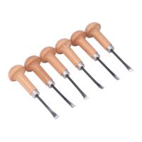 Wood DIY Crafts Wood Carving Chisel Set Kit Sculpture Hand Tools Mushroom Handle DIY Wood Carving Chisel