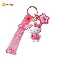 ZGOKTC PomPom Purin Mylody ของฉัน อินเทรนด์ KEYFOB เครื่องประดับ ที่ใส่กุญแจ สีชมพูค่ะ คิตตี้ Cinnamoroll เสน่ห์กระเป๋า พวงกุญแจคิตตี้ พวงกุญแจการ์ตูน พวงกุญแจ Kuromi จี้สุนัข Yugui