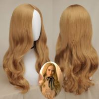 New In M3GAN Cosplay Party Wig AI Doll Robots Megan Long Curly Hair Heat Resistant Synthetic Halloween Role Play Wig For Women