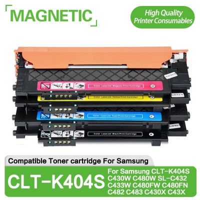 4Color Toner Cartridge For Samsung CLT-K404S C430W C480W SL-C432 C433W C480FW C480FN C482 C483 C430X C43X C48