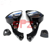 1 Set Motorcycle Parts Bicycle Wide Angle Rearview Mirror Reflector Side Mirrors for Haojue Suzuki AN125 HJ125T-7-8-11A Scooter Mirrors