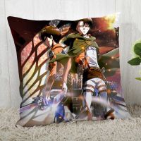 (All in stock, double-sided printing)    Attack pattern pillowcase on Titan, modern home decoration pillowcase 40X40cm living room (single sided) A19.12.13   (Free personalized design, please contact the seller if needed)