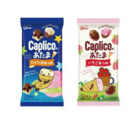 Ezaki Glico Caplico Head Variety Pack (รสสตรอเบอร์รี่ &amp; รสนม) ชิ้นละ 30 กรัม