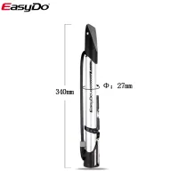 EasyDo Portable Bike Pump Mini Light Weight Pump 140Psi Aluminum Alloy For Presta&amp;Schrader Valve Mountain Cycling Bike Pump