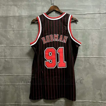 Shop Mitchell&Ness Chicago Bulls Dennis Rodman Tank-Top (black black)  online