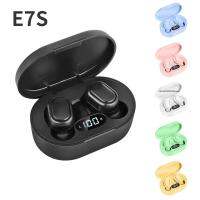 【Undine earphone】E7s Tws จอแสดงผล LED พลังงานหูฟังไร้สายพร้อมไมโครโฟนกันน้ำ IPX5ชุดหูฟังบลูทูธ Gamer Bloothooth หูฟังกีฬา