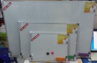 PPKK กระดานไวท์บอร์ดแม่เหล็ก Whiteboard Magnetic ขนาด 30×40, 40×60, 60x80, 60×90, 80x120, 90x120 cm.(ซม.) สีขาว ผิวเรียบลื่น ลบง่าย ขอบอลูมืเนีบม กันสนิม