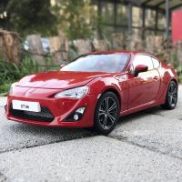 รางเหล็กหล่อขนาด1/4รถยนต์ Toyota GT 86รางโมเดลรถยนต์สปอร์ตรถแข่งของเล่นยานพาหนะจำลองของขวัญของเล่นเด็กจำลองขนาดเล็ก