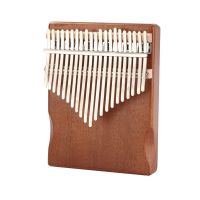 【Discount】 เครื่องดนตรีคุณภาพ Musicales Percussion เครื่องดนตรี21คีย์ Kalimba Mahogany Wood Thumb Finger Piano