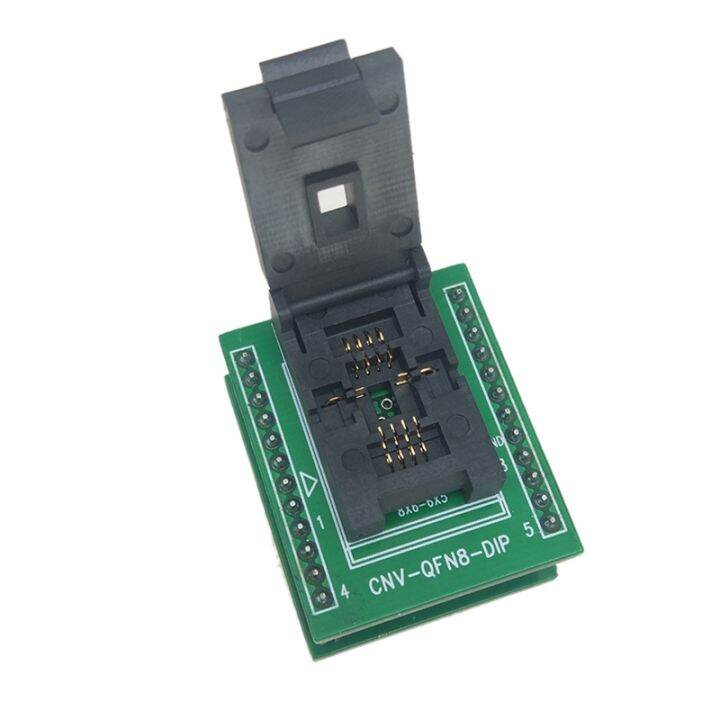 qfn8-dfn8-wson8-programming-socket-pin-pitch-1-27mm-ic-body-size-6x8-mm-clamshell-test-socket-zif-adapter-kelivn-socket