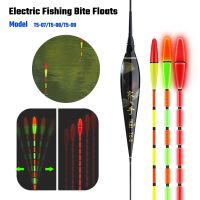 ❈☄◊ Electric Fishing Bite Floats Thickened Eye-catching Luminous Fishing Floats Color Changing Sensitivity Night Accessories Tackle