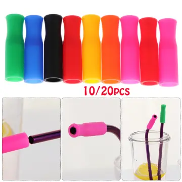  3PCS Straw Covers 8mm & 10mm, Cute Cat Straw Topper