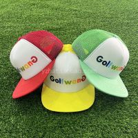 Dog King GOLF WANG HAPPY LOGO Truck Hat colorful LOGO truck hat truck hat adjustable