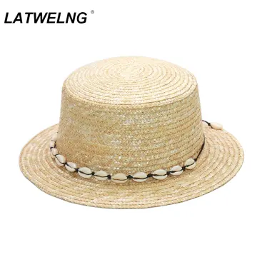 Straw Hat With Shells - Best Price in Singapore - Feb 2024