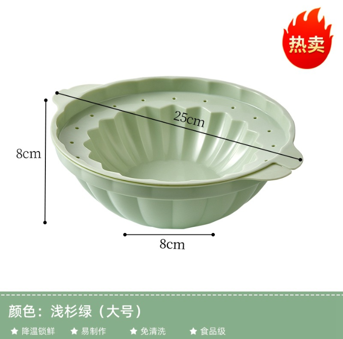 Ice Bowl Mold Ice Cube Tray Large-Capacity Round Empty Moulds Ice