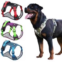 bjh✹  Dog Harness Walking and Training  Leash Adjustable Dogs Collar Pull for French Bulldog