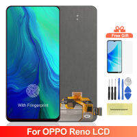 หน้าจอ Amoled สำหรับ Reno PCAM00 PCAT00 CPH1917จอแสดงผล Lcd Touch Screen Digitizer สมัชชาที่มีกรอบสำหรับหน้าจอ Reno