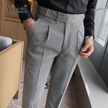 Houndstooth Mens Casual Pants - Best Price in Singapore - Jan 2024