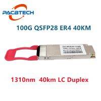 100G Lc/duplex ER4 Lit E 1295 1310Nm 40Km (กล่อง) ER4 QSFP28 Transcevier 100Gb 40Km โมดูล Sfp