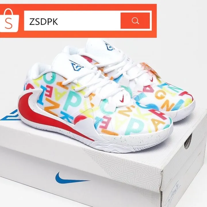 antetokounmpo shoes white