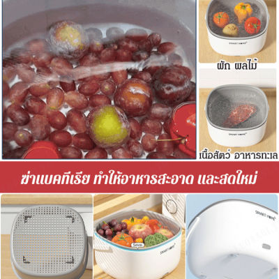 luoaa01 เครื่องล้างผักและผลไม้ที่มีความจุใหญ่และเครื่องกรองน้ำ