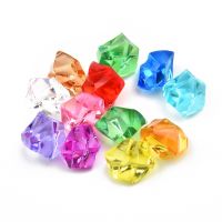 200xAcrylic Stones Plastic Gems Ice Grains Colorful Small Stones Children Jewels Acrylic Gems DIYJewelry Decoration