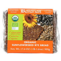 จีเนียน บาวาเรียน ขนมปังไรย์ออร์แกนิกจากเมล็ดทานตะวัน 500ก. - Sunflower Seed Bread Organic 500g Genuine Bavarian brand